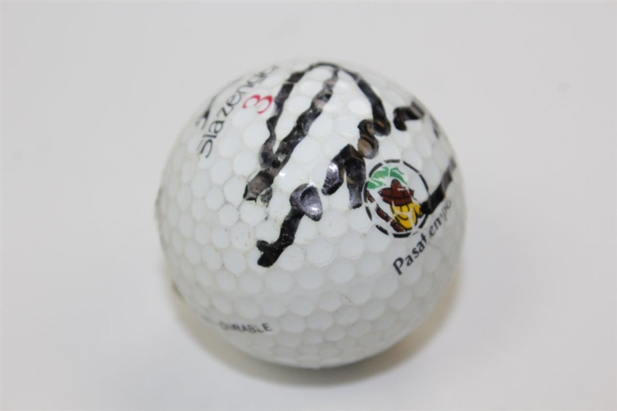 Greg Norman Signed Slazenger Pasatiempo Logo Golf Ball JSA #G57944