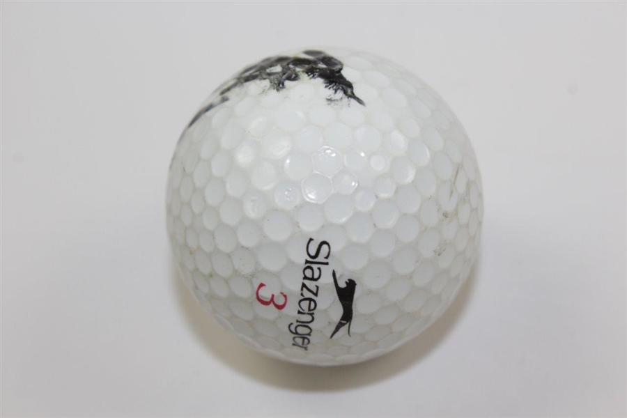 Greg Norman Signed Slazenger Pasatiempo Logo Golf Ball JSA #G57944