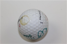 Johnny Miller Signed Titleist Golf Ball with '1976 British Open Champ' Notation JSA #E91709