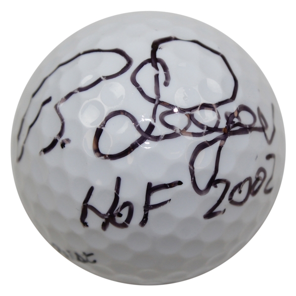 Bernhard Langer Signed Titleist Golf Ball with HoF 2002 Notation JSA #H82337