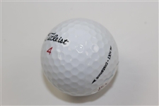 Bernhard Langer Signed Titleist Golf Ball with HoF 2002' Notation JSA #H82337