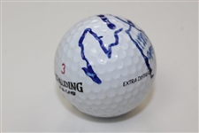 Nick Faldo Signed Spalding Golf Ball with '1990 British Open Champ' Notation JSA #E91693
