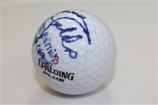 Nick Faldo Signed Spalding Golf Ball with '1990 British Open Champ' Notation JSA #E91693