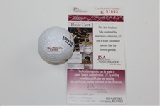 Nick Faldo Signed Spalding Golf Ball with '1990 British Open Champ' Notation JSA #E91693