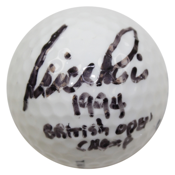 Nick Price Signed Tour Plus Golf Ball with 1994 British Open Champ Notation JSA #E91727