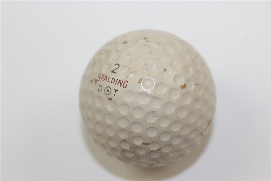 President Dwight Eisenhower Personal Spalding Dot #2 'MR. PRESIDENT' Golf Ball with Use