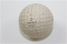 President Dwight Eisenhower Personal Spalding Dot #2 'MR. PRESIDENT' Golf Ball with Use