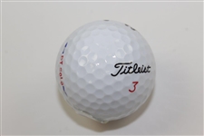 Bubba Watson Signed titleist 3 Logo Golf Ball PSA/DNA #T58906