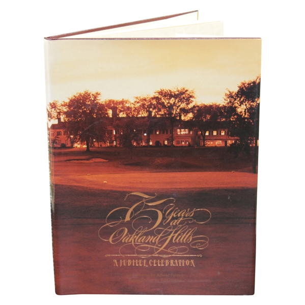 75 Years At Oakland Hills CC History Book With Letter From Author To Club President