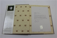 75 Years At Oakland Hills CC History Book With Letter From Author To Club President