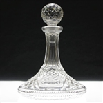 1988 AT&T National Pro AM Pebble Beach Crystal Decanter