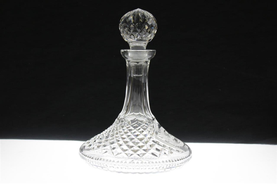 1988 AT&T National Pro AM Pebble Beach Crystal Decanter