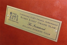 2005 Bobby Jones Grand Slam 75th Anniversary Snifter Glasses in Original Atlanta Athletic Club Case
