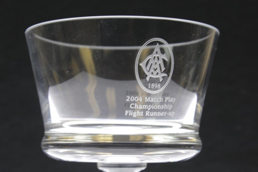 2004 Atlanta Athletic Club Match Play Championship Flight Runner-Up Sterling Glass Bowl