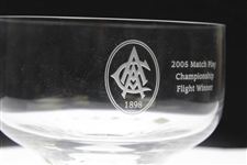 2005 Atlanta Athletic Club Match Play Championship Flight Winner Sterling Glass Bowl