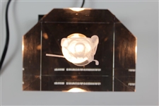 2002 Atlanta Athletic Club The Invitational Flight Winner Glass Bobby Jones Light Display Trophy