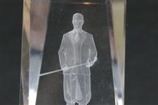 2007 Atlanta Athletic Club The Invitational Flight Runner-Up Glass Bobby Jones Light Display Trophy