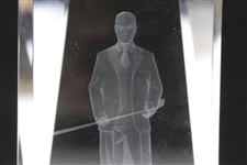 2007 Atlanta Athletic Club The Invitational Flight Runner-Up Glass Bobby Jones Light Display Trophy