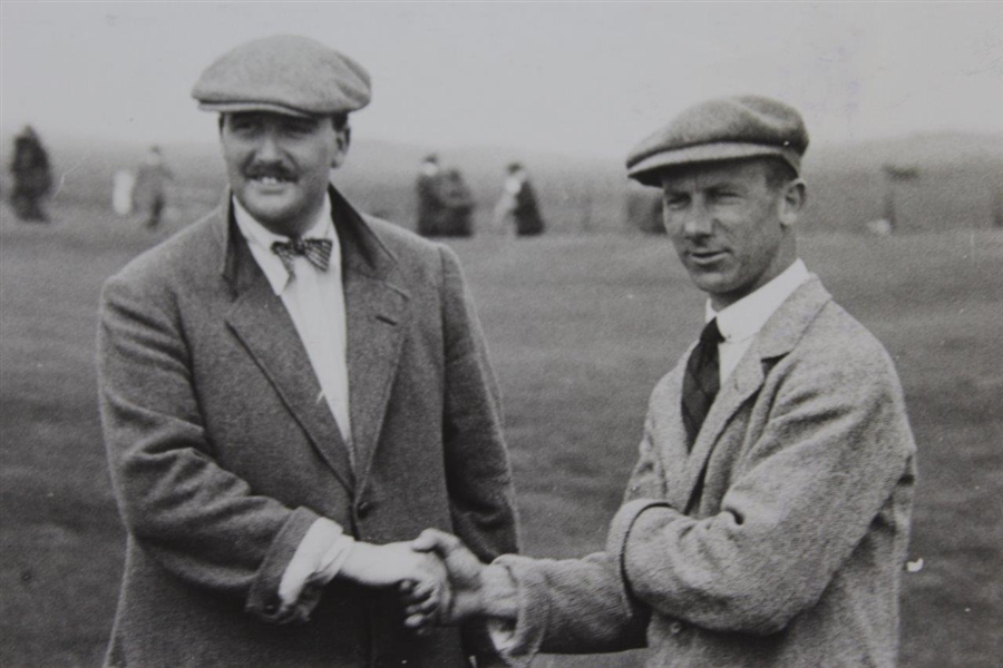 Henlet & Jenkins (Winner) Amateur Final at Sandwich Daily Mirror Press Photo - Victor Forbin Collection