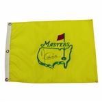 Angel Cabrera Signed Undated Masters Embroidered Flag - Charles Coody Collection JSA ALOA 