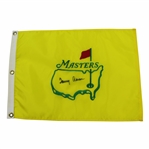 Tommy Aaron Signed Undated Masters Par-Aide Embroidered Flag - Charles Coody Collection JSA ALOA