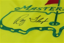 Ray Floyd Signed Undated Masters Par-Aide Embroidered Flag - Charles Coody Collection JSA ALOA