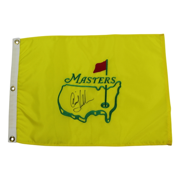 Craig Stadler Signed Undated Masters Par-Aide Embroidered Flag - Charles Coody Collection JSA ALOA