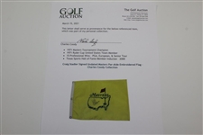 Craig Stadler Signed Undated Masters Par-Aide Embroidered Flag - Charles Coody Collection JSA ALOA