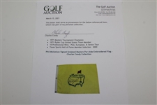 Phil Mickelson Signed Undated Masters Par-Aide Embroidered Flag - Charles Coody Collection JSA ALOA