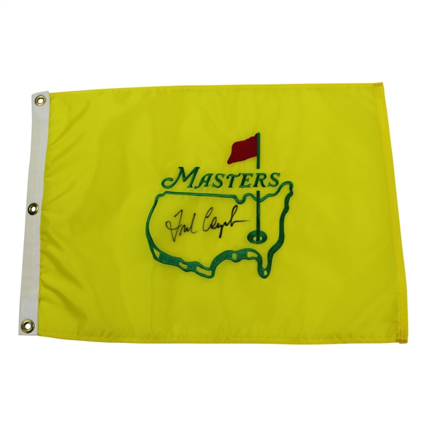 Fred Couples Signed Undated Masters Par-Aide Embroidered Flag - Charles Coody Collection JSA ALOA
