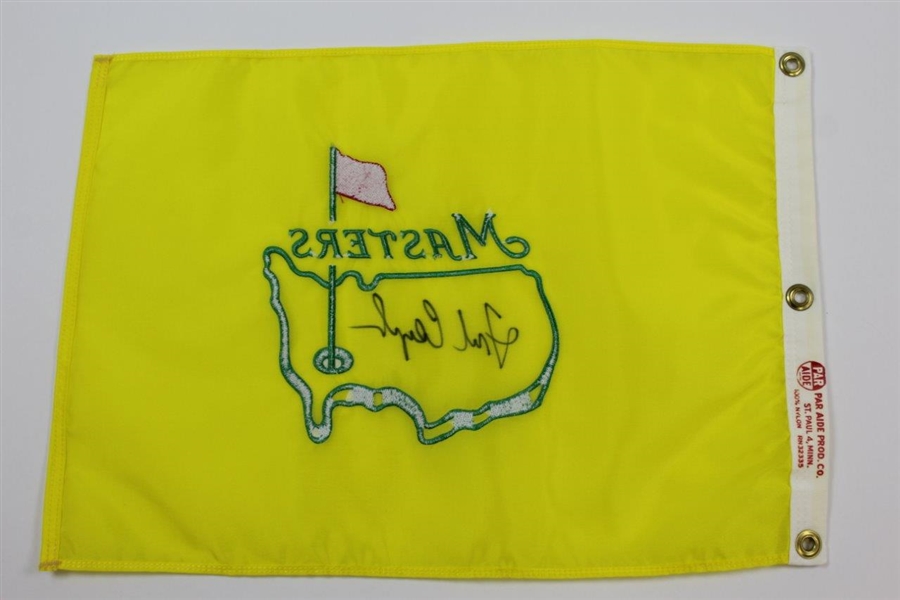 Fred Couples Signed Undated Masters Par-Aide Embroidered Flag - Charles Coody Collection JSA ALOA