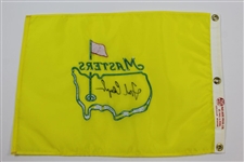 Fred Couples Signed Undated Masters Par-Aide Embroidered Flag - Charles Coody Collection JSA ALOA