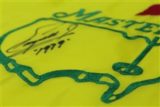 Fuzzy Zoeller Signed Undated Masters Par-Aide Embroidered Flag with Year Won - Charles Coody Collection JSA ALOA