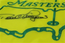 Bernhard Langer Signed Undated Masters Par-Aide Embroidered Flag - Charles Coody Collection JSA ALOA