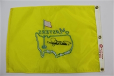 Bernhard Langer Signed Undated Masters Par-Aide Embroidered Flag - Charles Coody Collection JSA ALOA