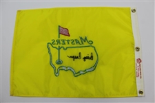 Billy Casper Signed Undated Masters Par-Aide Embroidered Flag - Charles Coody Collection JSA ALOA