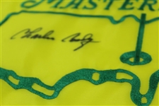 Charles Coody Signed Undated Masters Par-Aide Embroidered Flag - Charles Coody Collection JSA ALOA