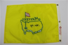Charles Coody Signed Undated Masters Par-Aide Embroidered Flag - Charles Coody Collection JSA ALOA