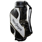 Greg Norman's Personal MacGregor Qantas Black & White Full Size Golf Bag with Stitched Signature