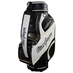 Greg Norman's Personal MacGregor Qantas Black & White Full Size Golf Bag with Stitched Signature