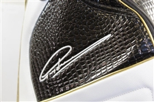 Greg Norman's Personal MacGregor Qantas Black & White Full Size Golf Bag with Stitched Signature