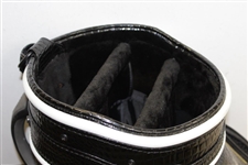Greg Norman's Personal MacGregor Qantas Black & White Full Size Golf Bag with Stitched Signature