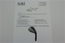 Greg Norman's Personal Used Titleist Vokey Design 57-12 'G.N.' 56 Degree Wedge
