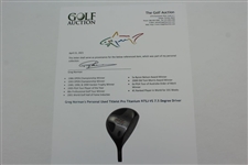 Greg Norman's Personal Used Titleist Pro Titanium 975J-VS 7.5 Degree Driver