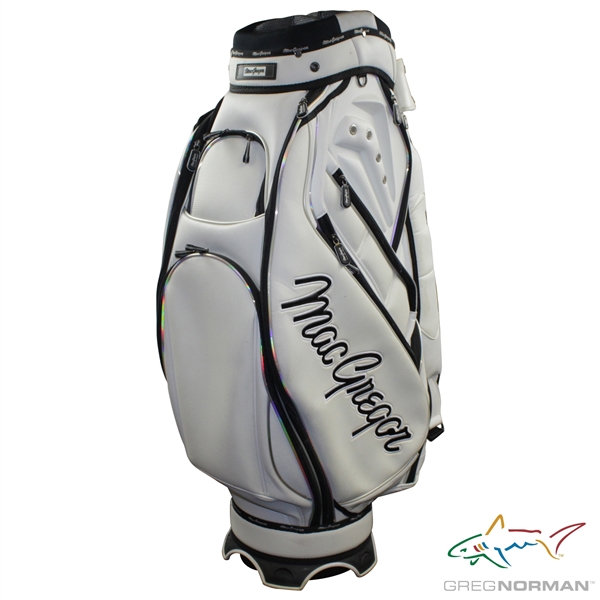 Greg Normans Personal MacGregor Black & White Full Size Golf Bag