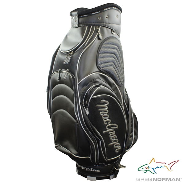Greg Normans Personal MacGregor Black with White Lines Full Size Golf Bag