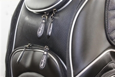 Greg Norman's Personal MacGregor Black with White Lines Full Size Golf Bag
