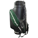 Greg Norman's Personal Mammoth Golf 'Greg Norman' Shark.com  Black with Green Full Size Golf Bag