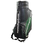 Greg Norman's Personal Mammoth Golf 'Greg Norman' Shark.com  Black with Green Full Size Golf Bag