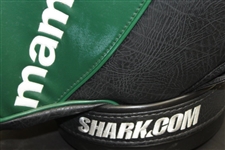Greg Norman's Personal Mammoth Golf 'Greg Norman' Shark.com  Black with Green Full Size Golf Bag